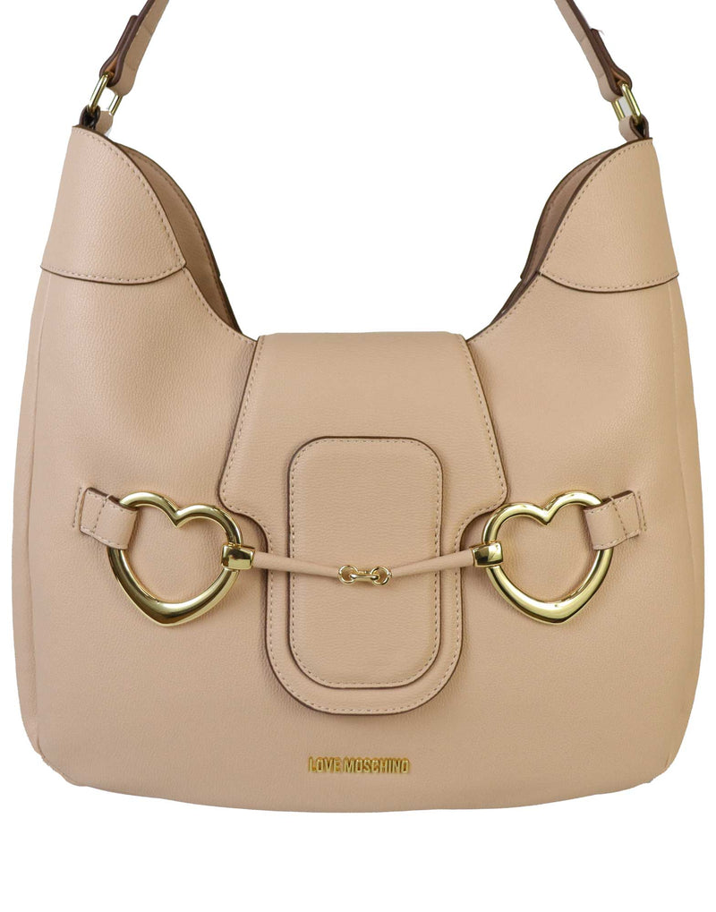 TRACOLLA A SPALLA LOVE MOSCHINO NUDE