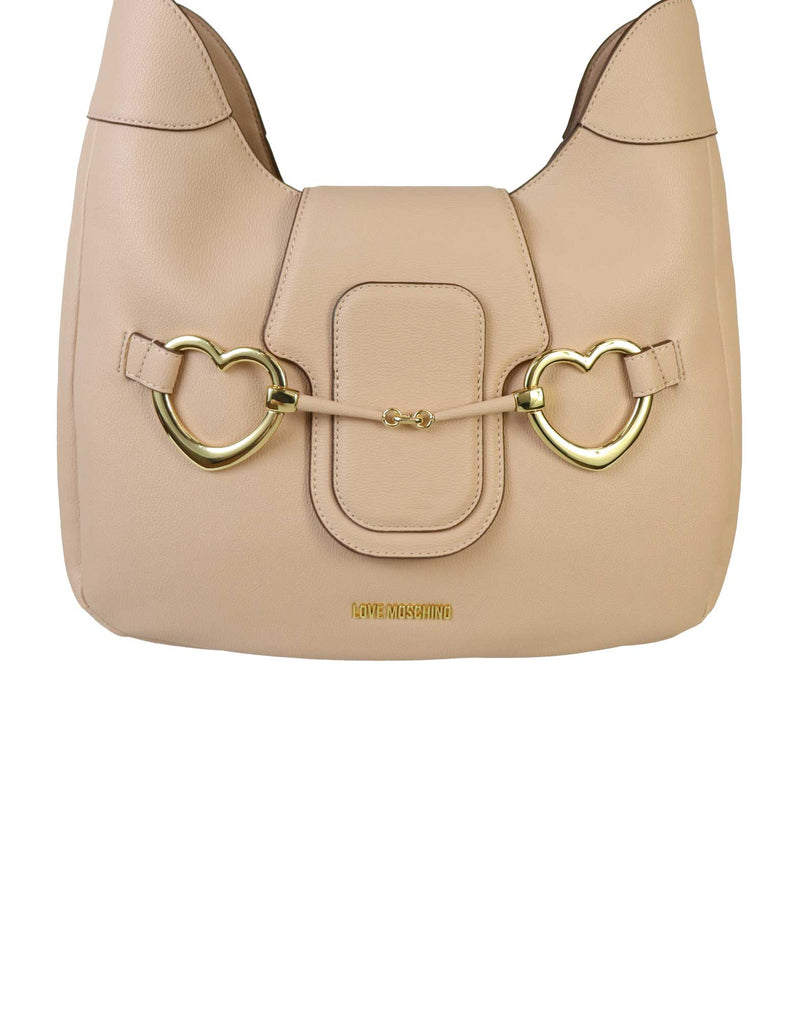 TRACOLLA A SPALLA LOVE MOSCHINO NUDE