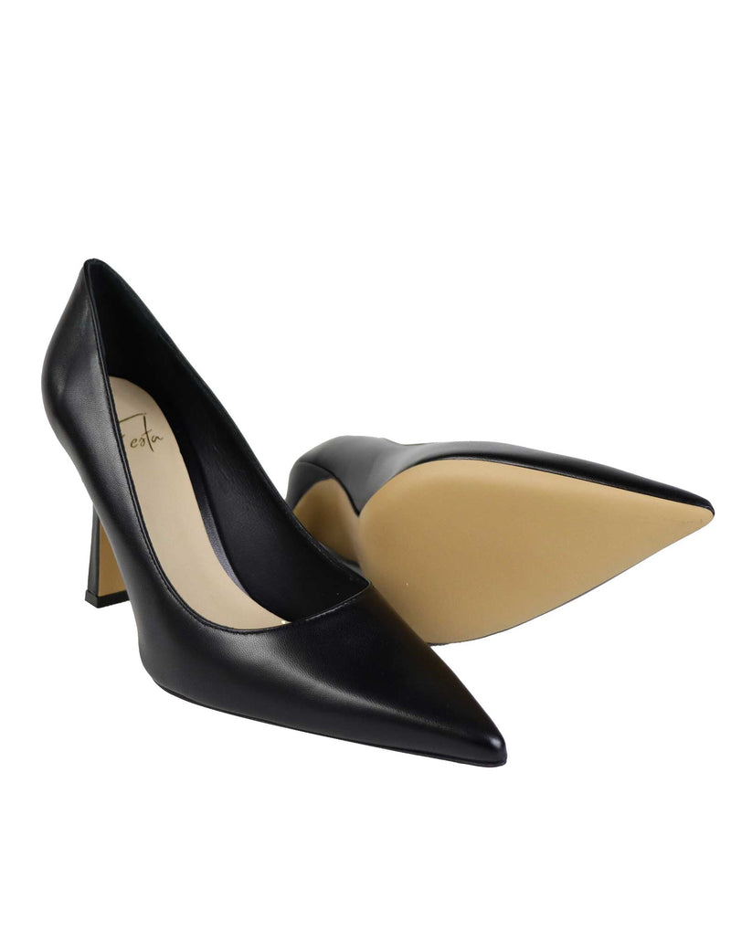 DECOLLETE' CATERINE IN PELLE NERO