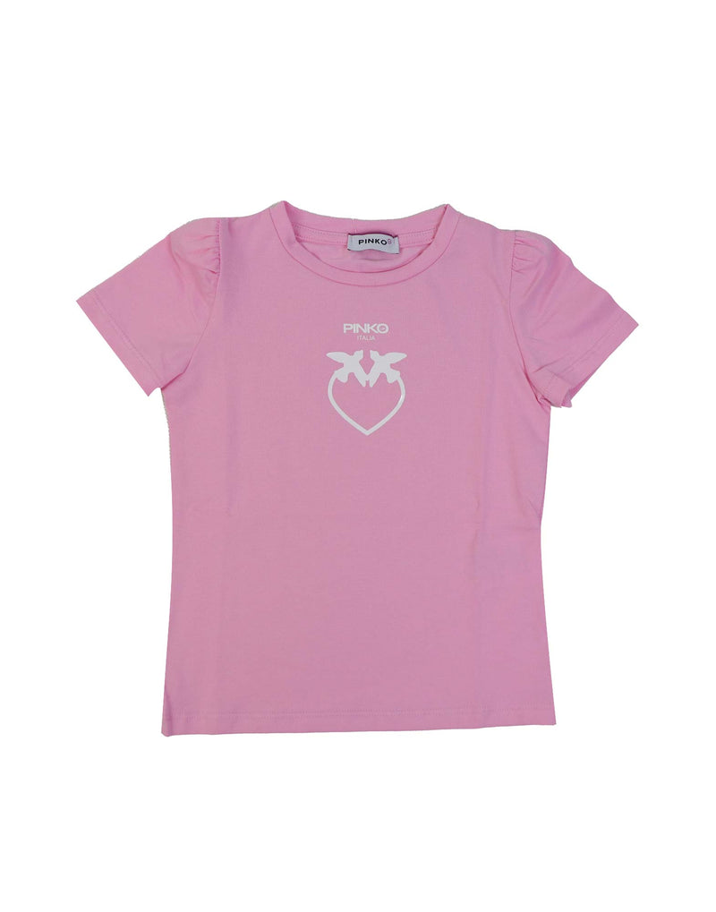 T-SHIRT PINKO CON STAMPA A CUORE