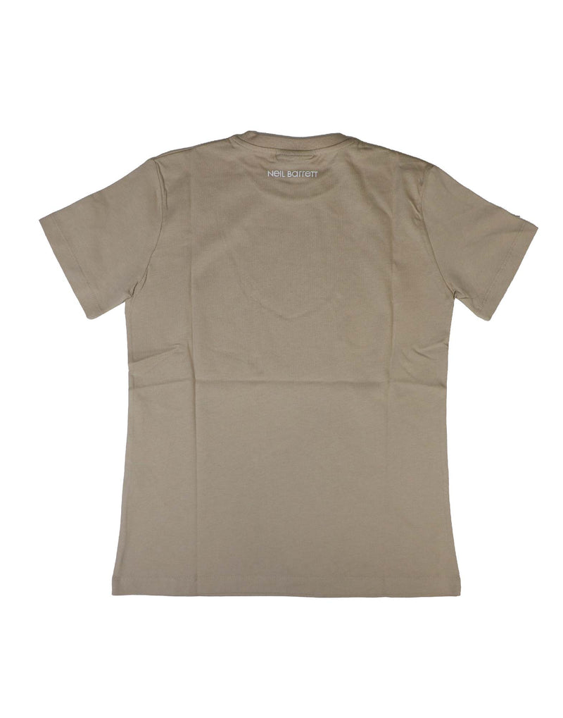 T-SHIRT BEIGE CON FULMINI