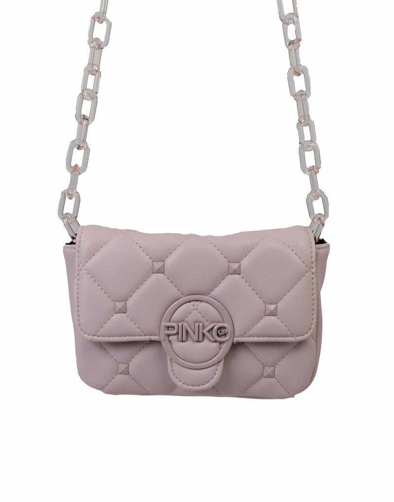 BORSA IN ECOPELLE ROSA