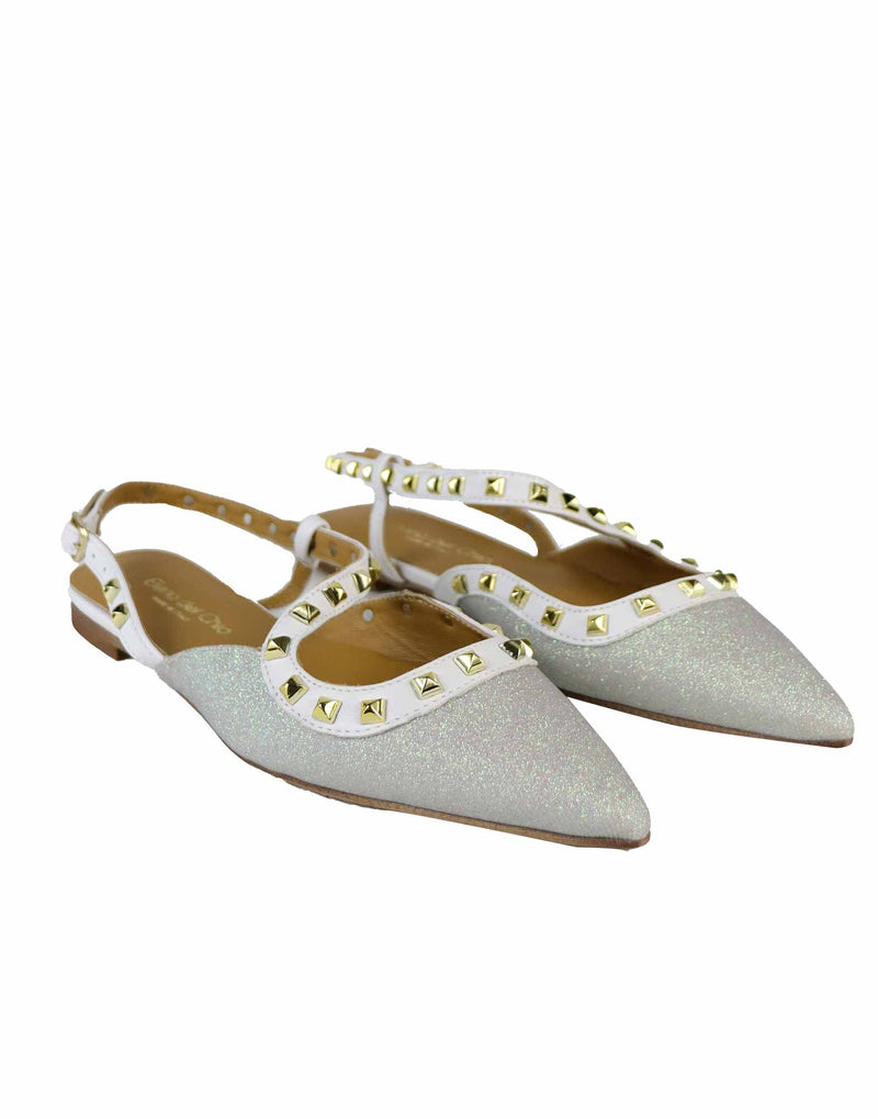 BALLERINE GLITTER ARGENTO