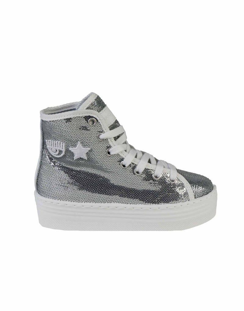 SNEAKERS ALTA IN PAILLETTES