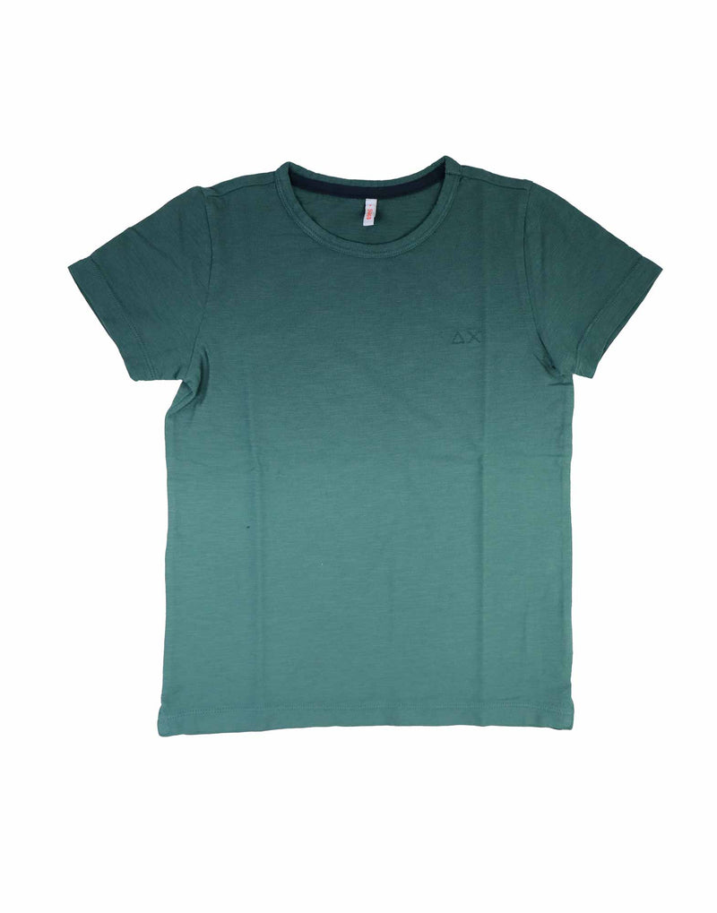 T-SHIRT SUN 68 SFUMATA VERDE INGLESE