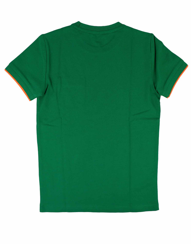 T-SHIRT SUN 68 PIQUET VERDE