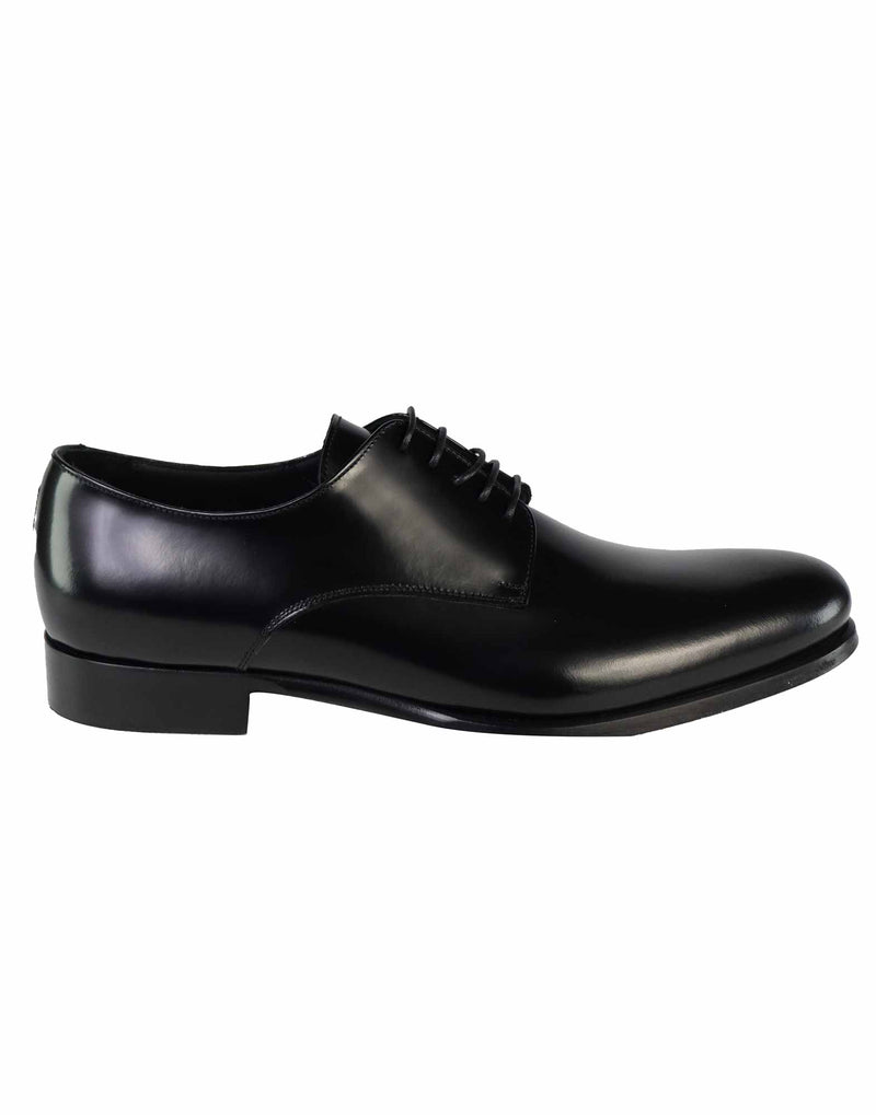 SCARPA DERBY WILTON IN CUIO NERA