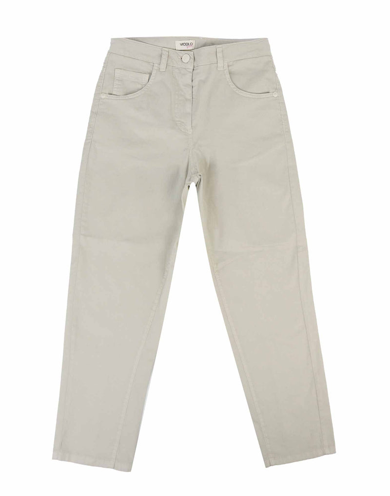 PANTALONE 5 TASCHE BEIGE