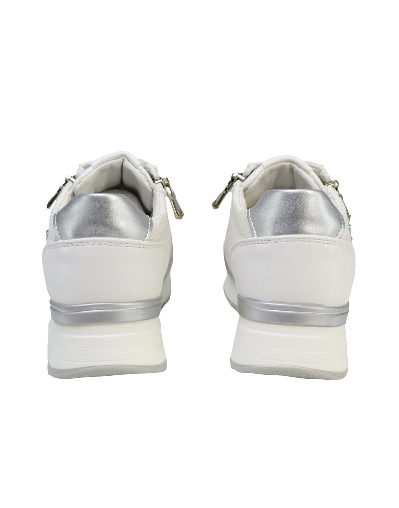 SNEAKERS BIANCA/ARGENTO