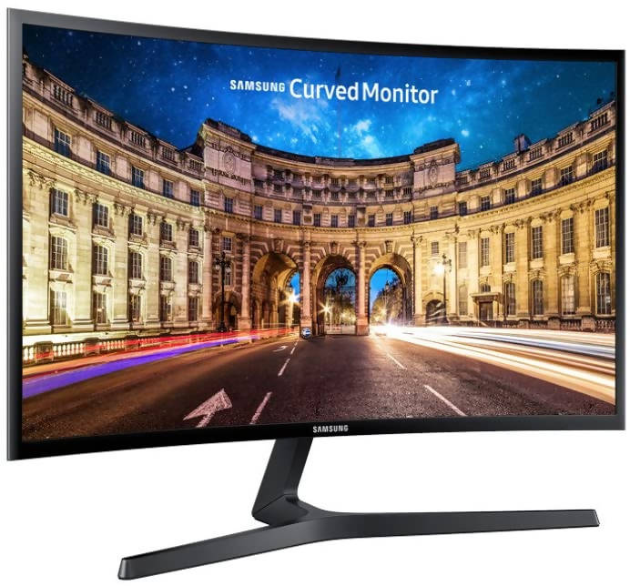 Samsung Monitor Curvo per PC, 27'' Full HD, 1920 x 1080, 60 Hz, 4 ms, Freesync, D-sub, HDMI, Nero